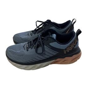 Hoka One Women’s 8 Arahi 3 Running Shoes Blue White Peach Gym Running Athletic